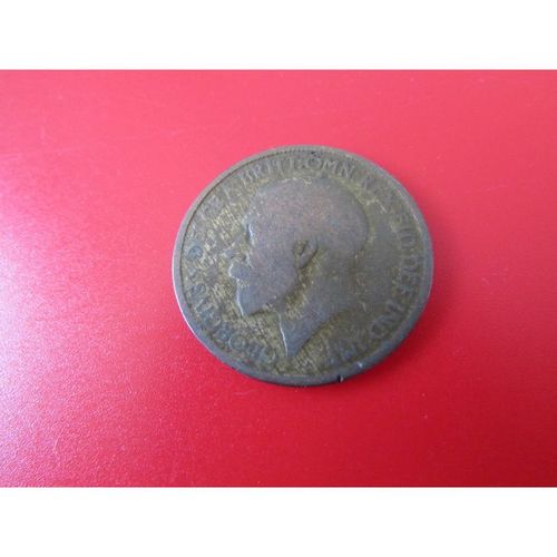 1916 GEORGE V HALFPENNY FREE POST. AH