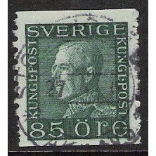 Fa 193: 85 ö blue-green Definitive Stamp: King Gustav V.