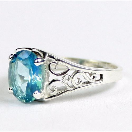 Paraiba Topaz, 925 Sterling Silver Ring, SR005