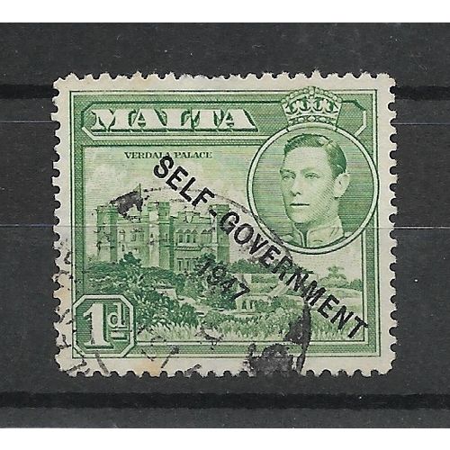 Malta.SG236 1d Verdala Palace (Green).Fine Used.Sept18