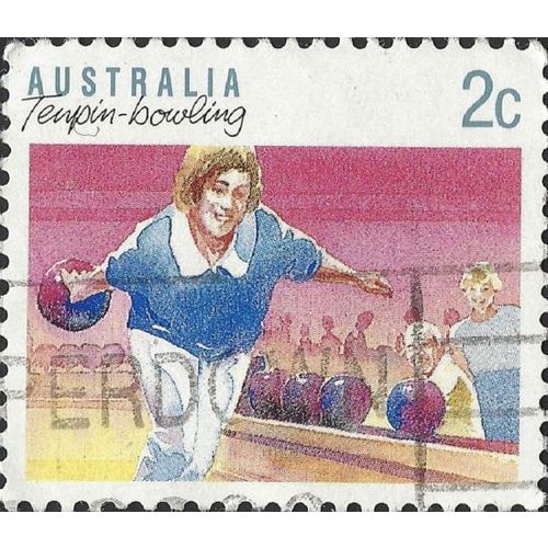 AUSTRALIA, SPORT, Tenpin Bowling, pink 1989, 2c, #6