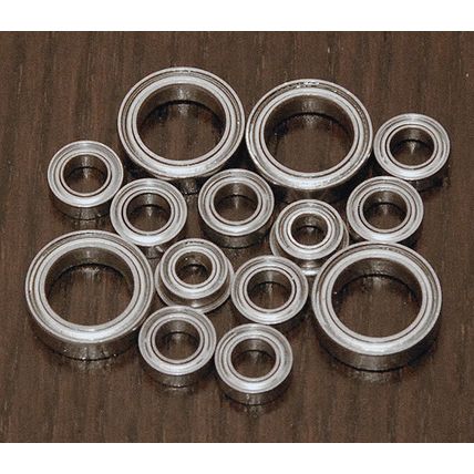 (14pcs) TAMIYA TA-05MS / PORSCHE 934 Metal Sealed Ball Bearing Set