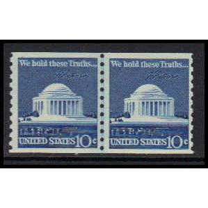 1520 10c Jefferson Memorial Fine MNH CLP W1672