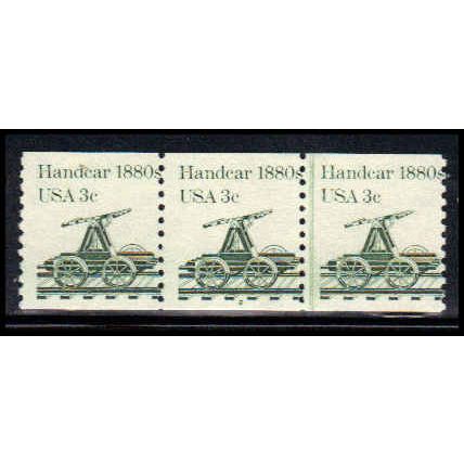 1898 3c Handcar Average MNH Dry Gum PNC 2/3 PA2258
