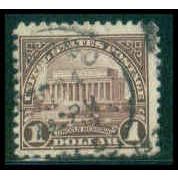 Used 571 $1 Lincoln Memorial Barely Clears M09517