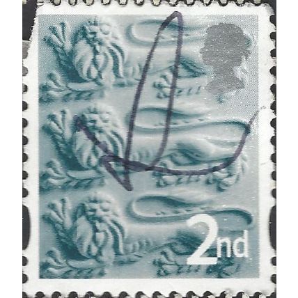 ENGLAND, Lions passant guardant, blue-grey 2003, 2nd, #5