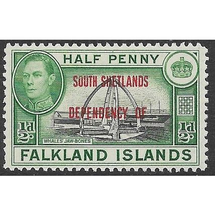 SOUTH SHETLANDS 1944 SG D1 - MH (*)