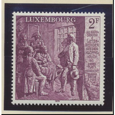 Luxembourg Stamp Scott #626, Mint Hinged