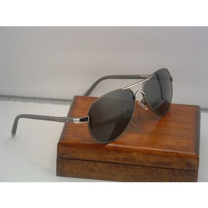 Pre-Owned Grey Merry's Men S 8513 Classic Pilot Sunglasses
