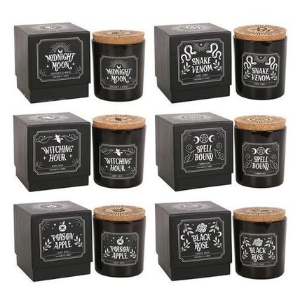Midnight Ritual Candles, Set of 6