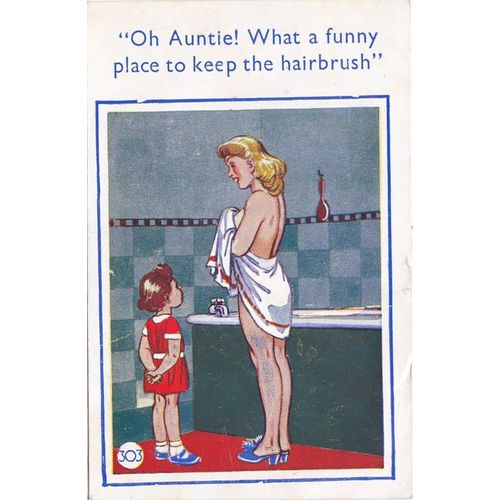 Comic Postcard Oh Auntie (COM1149)