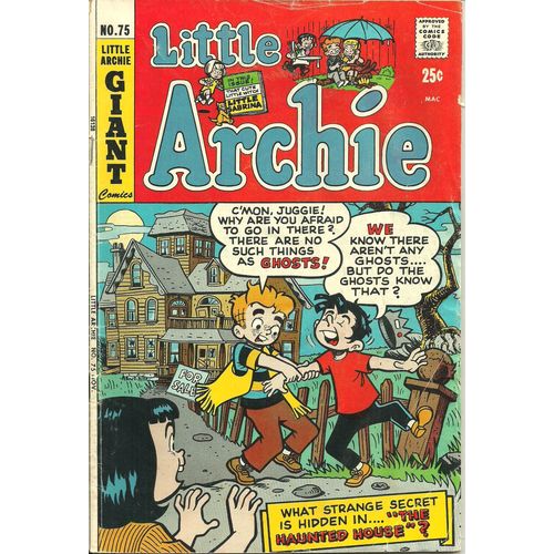 Little Archie Comic #75 Nov. November 1972 Archie Giant Comics Series