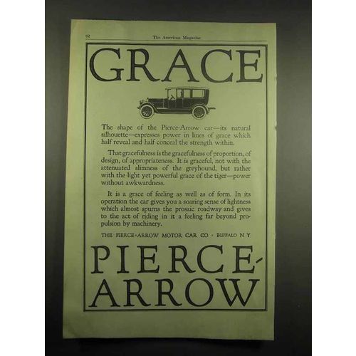 1917 Pierce-Arrow Car Ad - Grace