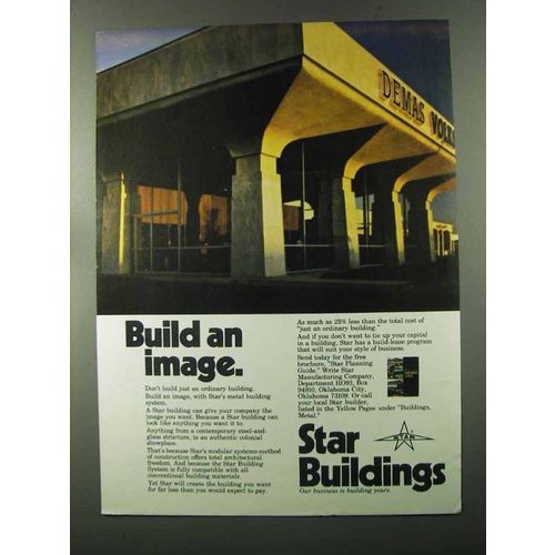 1973 Star Buildings Ad - Build an Image