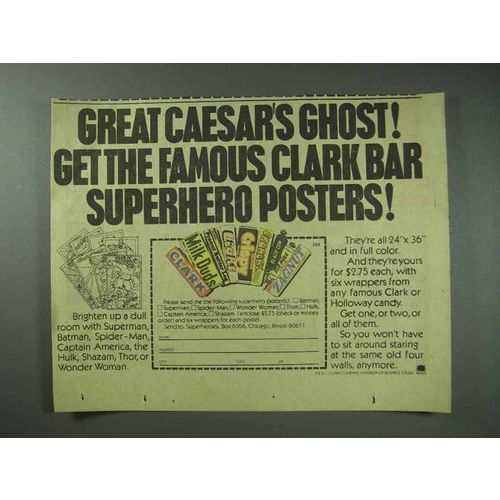 1978 Clark Candy Ad - Milk Duds, Zagnut, Black Cow +