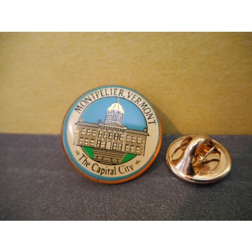 Montpelier Vermont,The Capital City Lapel Pin
