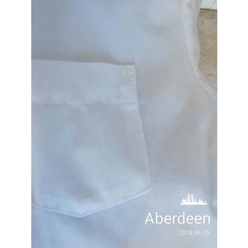 Youth Long Sleeve Van Huesen Dress Shirt, White, Long Sleeves, Size 8