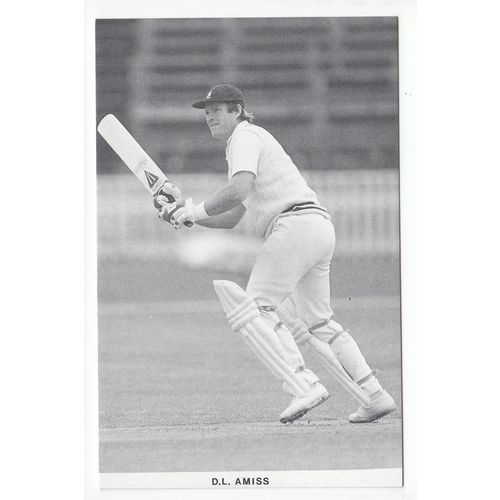 Dennis Amiss Warwickshire & England Cricket Postcard 827