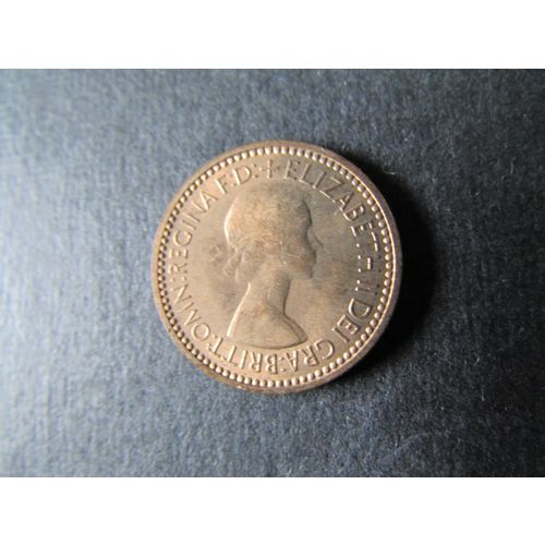 1953 QUEEN ELIZABETH II FARTHING UNCIRCULATED FREE POST. (x) AAH