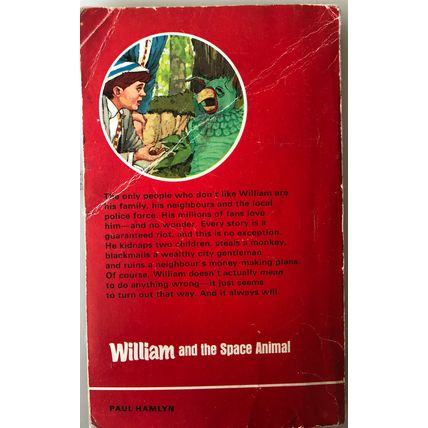 William and the Space animal Richmal Crompton Pocket Merlins 1968 Good