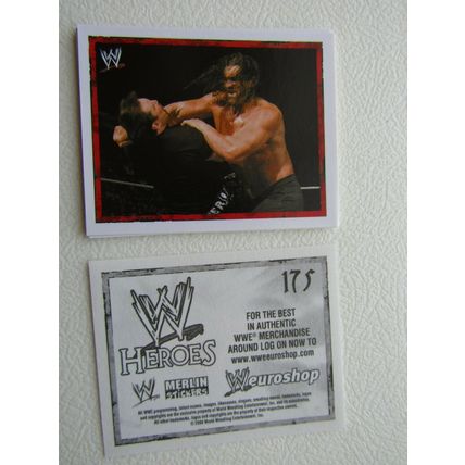 Topps - Merlin 2008 WWE Heroes Wresting Stickers 1-216 & P1-P15 Variants (EB2)