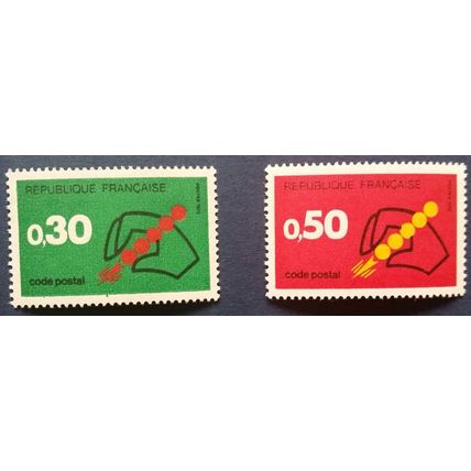 FRANCE: 1972 Postal Code Campaign: SG1969/1970 MNH