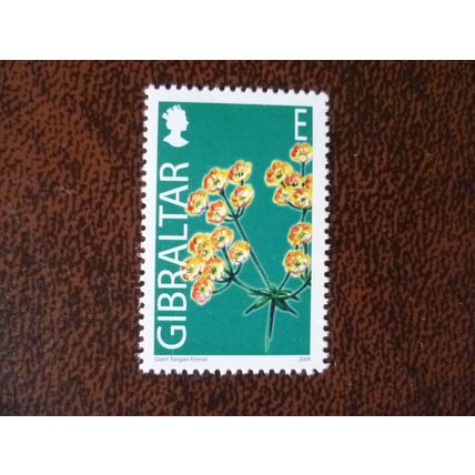 Gibraltar 2004 Wild Flowers E Tangier Fennel mint stamp SG1102 Flora Plants