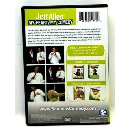 Jeff Allen My Heart, My Comedy 2008 DVD Christian Comedy Marriage & Family (L57)