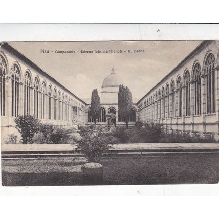 Pisa Camposanto Italy Postcard Posted 1957 VGC
