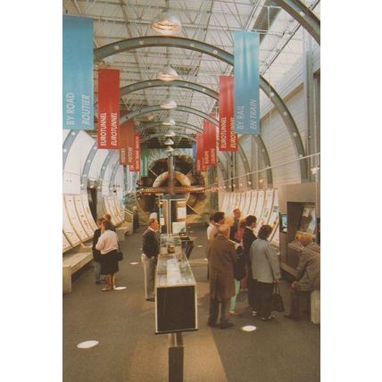 Future Gallery Machine Euro Channel Tunnel Folkestone Exhibition Centre Postcard