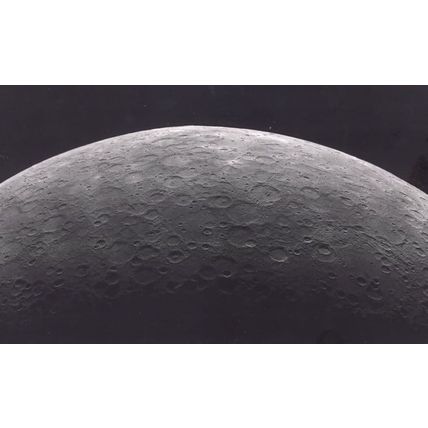 Planet Mercury Southern Hemisphere Lime Surface Craters Postcard