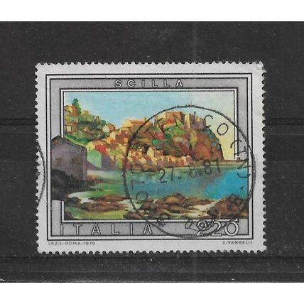Italy.SG1599 220l Scilia.Fine Used.Sept22