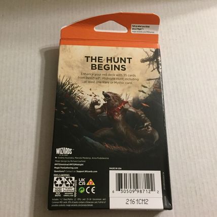 New Magic the Gathering Innistrad Midnight Hunt Red Theme Booster - 35 Cards