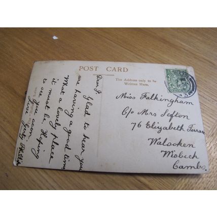 1914 fr Real photo Postcard - Upper Lake, Roundhay Park - Leeds, Yorkshire