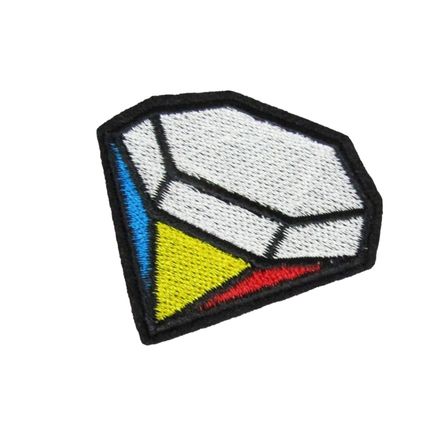 Bright Diamond Fun Iron On Patch Highly Detailed Quality Motif Badge sew P256