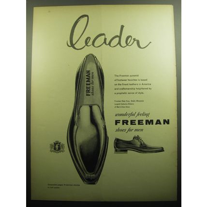 1958 Freeman Shoes Advertisement - Leader