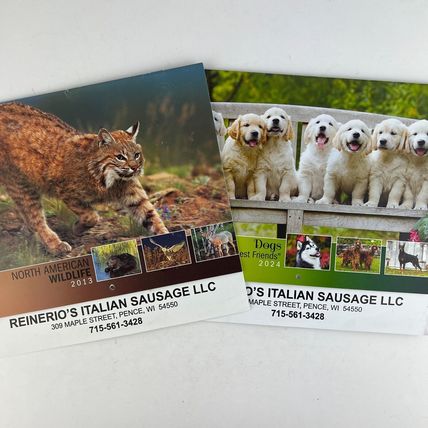 Reinerio's Italian Sausage LLC Pence Wisconsin Calendars