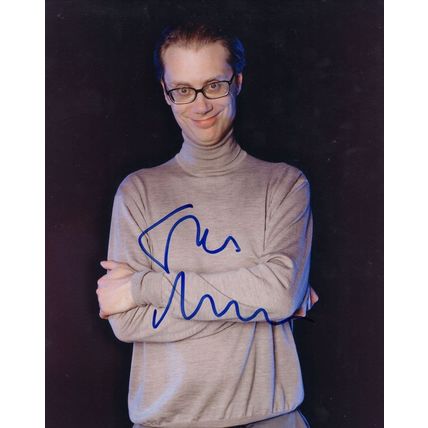Stephen Merchant The Office Funny Face Large 10x8 Hand Signed Photo