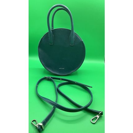 A Very Rare Beautiful Teal Faux Leather Matt & Nat Crossbody Handbag