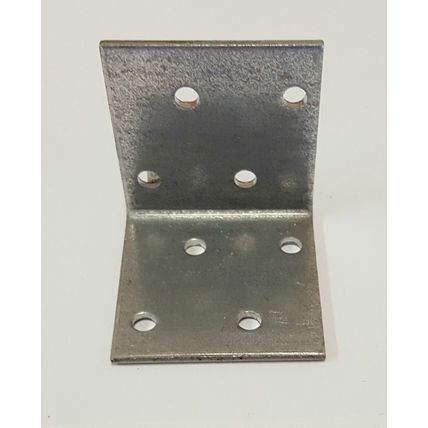 L BRACKETS HEAVY DUTY STEEL GALVANISED ANGLE CORNER BRACE TIMBER REPAIR 2.5mm T