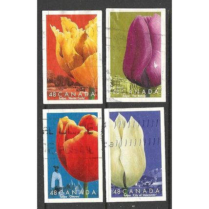 2002 - Canada - Tulips - Set - Used