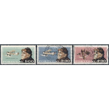 Birth Centenary Gago Coutinho - Portugal 1969 - F H & NM NH - MiNr 1084 & 1086/7