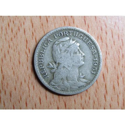 Portugal 1951 50 Centavos Coin