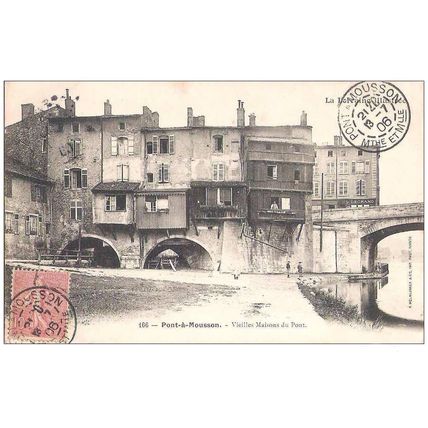 54 - Pont-à-Mousson - VIELLES MAISONS DU PONT