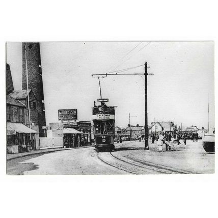 Gt Yarmouth Corp Tramways Car 25, Repro Photo.