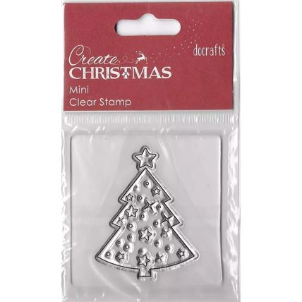Papermania. Christmas Tree Stamp Set. Stamping Cardmaking Scrapbooking Crafts