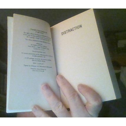 Distraction by Bruce Sterling PB VG