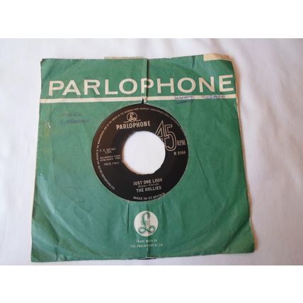 7" 1964. THE HOLLIES .JUST ONE LOOK . PARLOPHONE .R 5104. FIRST PRESS, EXCELLENT