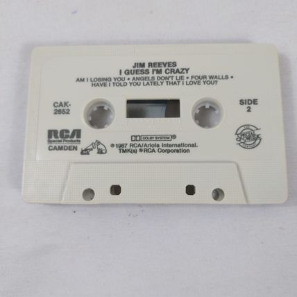 Jim Reeves - I Guess I'm Crazy - Released 1964 - Cassette Tape - Used