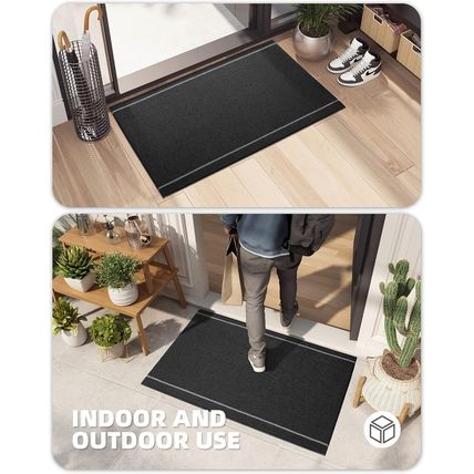Color&Geometry Front Door Mats Outdoor: Doormat for outside Entry Home Entrance